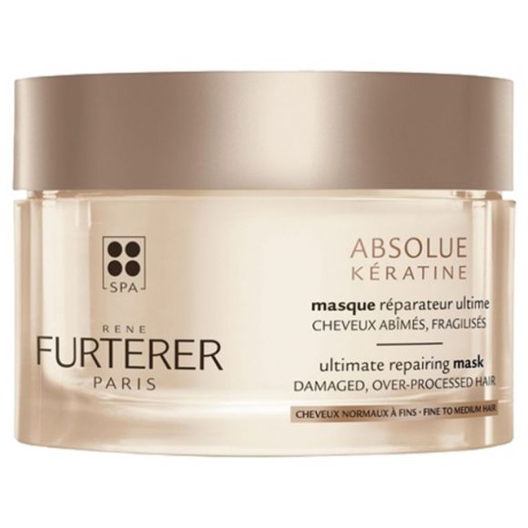 Absolue Kératine Cure Renaissance masque réparateur ultime cheveux normaux à fins René Furterer - pot de 200 ml