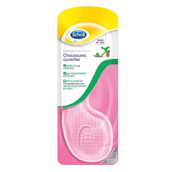 ActivGel semelles chaussures ouvertes et sandales Scholl - une paire 35-40,5