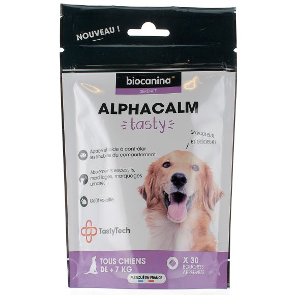 Alphacalm Tasty Chien Biocanina - sachet de 30 bouchées