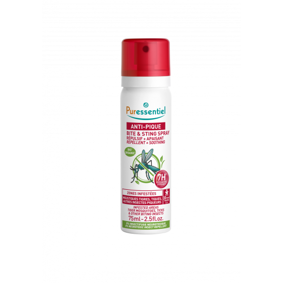 Anti-pique spray anti-moustique Puressentiel - spray de 75 ml