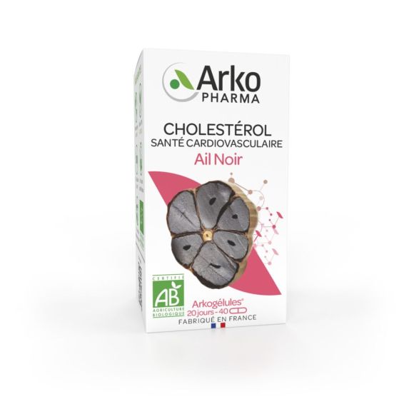 Arkogélules Ail noir bio Arkopharma - boîte de 40 gélules