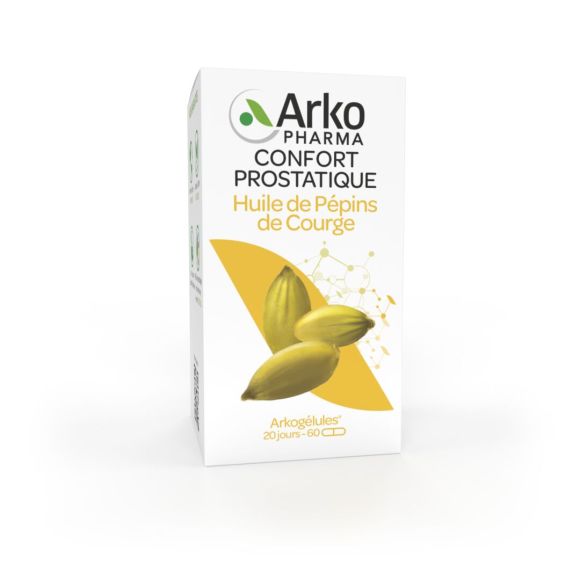 Arkogélules Huile de pépin de courge Arkopharma - boîte de 60 gélules