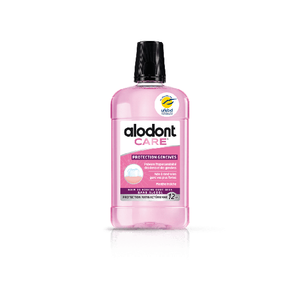 Bain de bouche protection gencives Alodont care - flacon de 500 ml