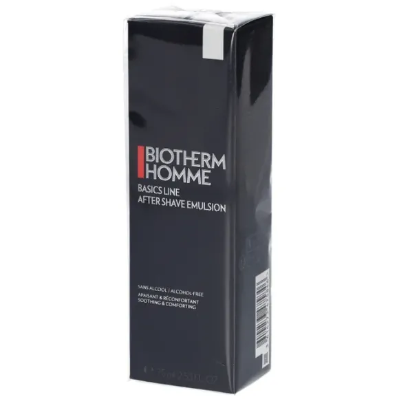 Basics Line After Shave Emulsion après rasage homme Biotherm - tube de 75 ml