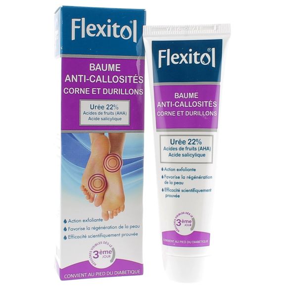 Baume Anti-Callosités Urée 22% Flexitol - tube de 56g