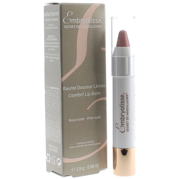 Baume douceur lèvres rose nude Embryolisse - un baume de 2,5g