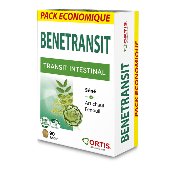 Bénétransit Transit intestinal Ortis - boîte de 90 comprimés