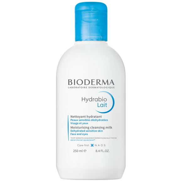 Hydrabio lait nettoyant hydratant Bioderma - flacon de 250 ml