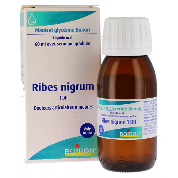 RIBES NIGRUM BOURGEONS Boiron - Flacon de macérat glycériné 60 ml