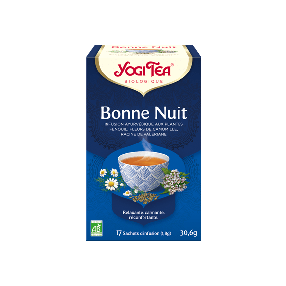 Bonne Nuit bio Yogi Tea - boite de 17 sachets