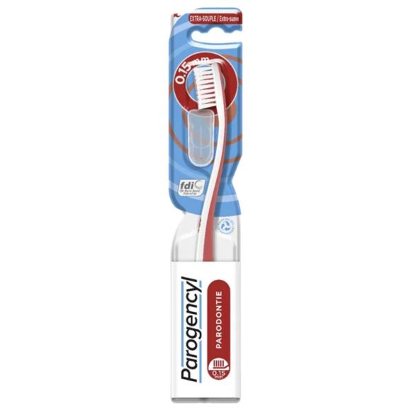 Brosse à dents extra-souple Parodontie Parogencyl - une brosse à dents