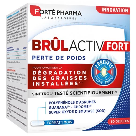 BrûlActiv Fort Perte de poids Forte Pharma - boite de 60 gélules