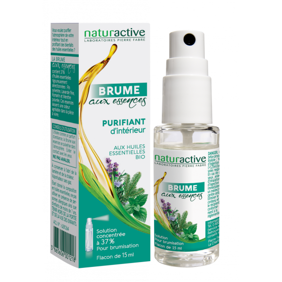 Brume aux essences purifiant d'intérieur Naturactive - spray de 15ml