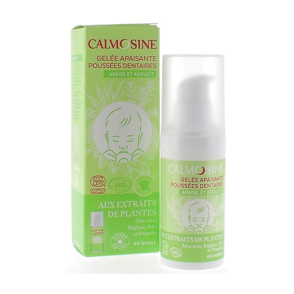 Calmosine Gelée apaisante poussées dentaires bio Laudavie - flacon-pompe de 15ml