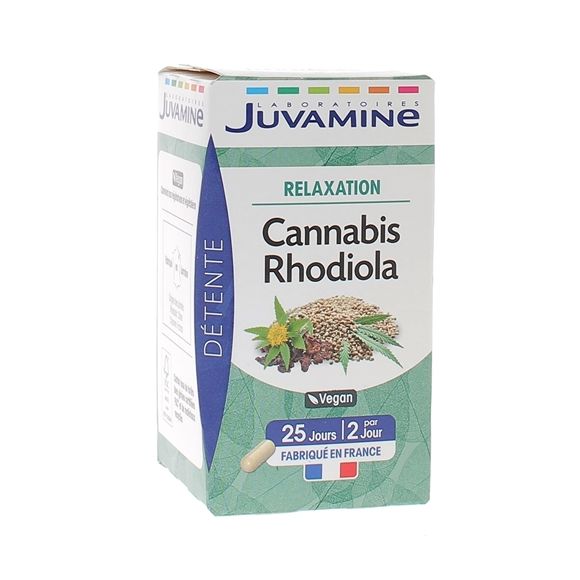 Cannabis Rhodiola Juvamine - boîte de 50 gélules