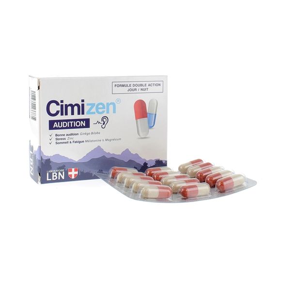 Cimizen Audition Jour & Nuit Laboratoire LBN - boîte de 60 gélules