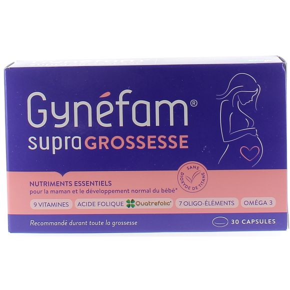 Gynéfam Supra Grossesse Effik - boite de 30 capsules