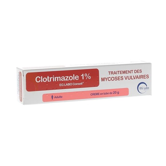 Crème Clotrimazole 1% EG Labo Conseil - tube de 20g