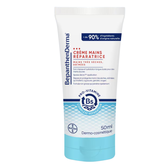 Crème mains réparatrice BepanthenDerma - tube de 50ml