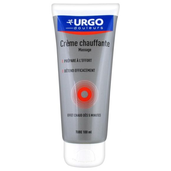 Crème chauffante massage Urgo - tube de 100 ml