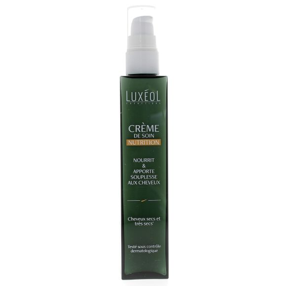 Crème de soin nutrition Luxéol - flacon-pompe de 100ml