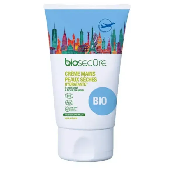 Crème mains peaux sèches hydratante Bio Secure - tube de 50 ml