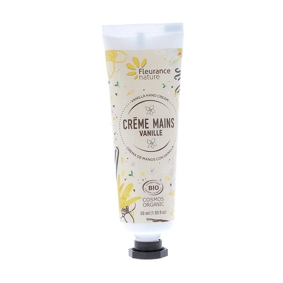 Crème mains vanille bio Fleurance nature - tube de 30 ml