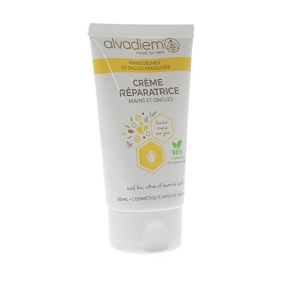 Crème réparatrice mains et ongles Alvadiem - tube de 50 ml