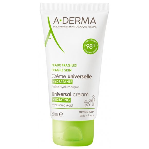 Crème universelle hydratante A-Derma - tube de 50 ml