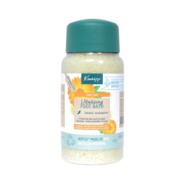 Cristaux pour bain de pieds Vitalizing Kneipp - boîte de 600g