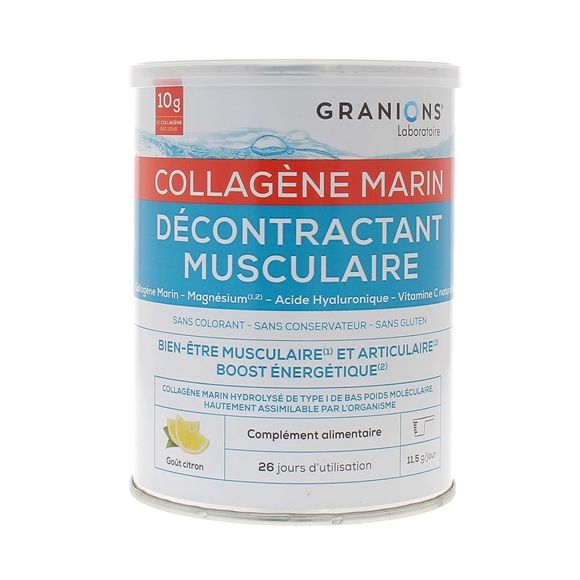 Décontractant musculaire Collagène marin Granions - pot de 300g