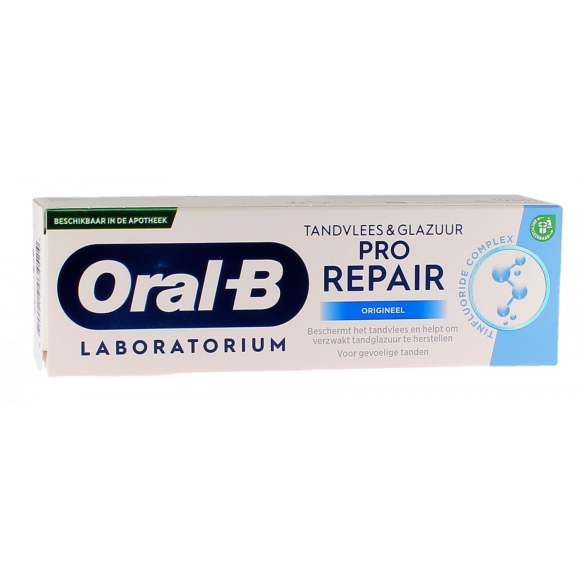 Dentifrice Oral B Pro-Repair original gencives et émail - tube de 75 ml