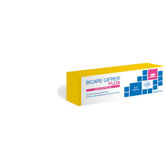 Dentifrice bicare plus Gifrer - tube de 75 ml