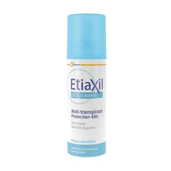 Déodorant anti-transpirant 48h Etiaxil - spray de 100 ml