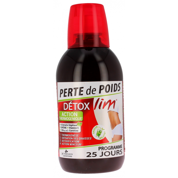 Détoxlim Perte de poids 3 Chênes - flacon de 500ml