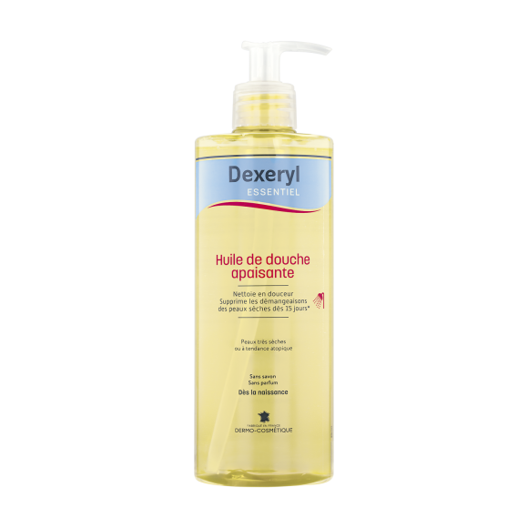 Dexeryl Huile de douche apaisante Pierre Fabre - flacon-pompe de 500ml