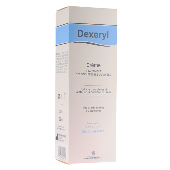 Dexeryl crème traitement des sécheresses cutanées Pierre Fabre - tube de 250ml