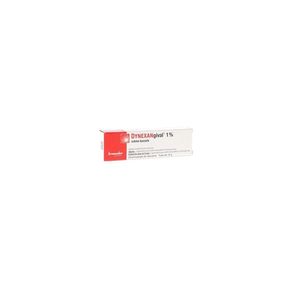 Dynexangival 1% crème buccale - tube de 10g