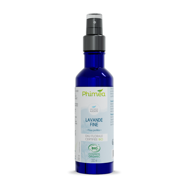 Eau florale de lavande fine bio Phimea - spray de 200 ml