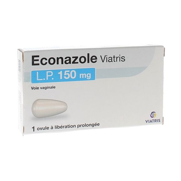 Econazole ovule 150 mg Viatris - boîte de 1 ovule