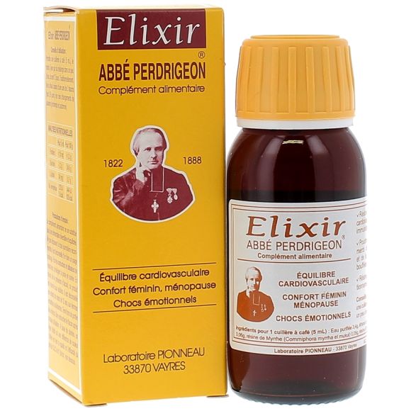 Elixir de l'Abbé Perdrigeon Équilibre cardiovasculaire Laboratoire Pionneau - flacon de 60 ml