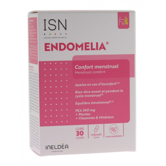 Endomelia confort menstruel Ineldea - boite de 60 gélules