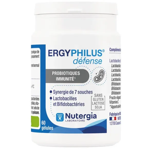 Ergyphilus Défense Nutergia - pot de 60 gélules