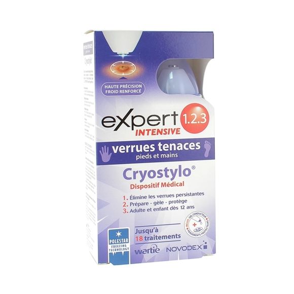 Expert 1.2.3 Cryostylo verrues tenaces Novodex - boîte de 1 stylo