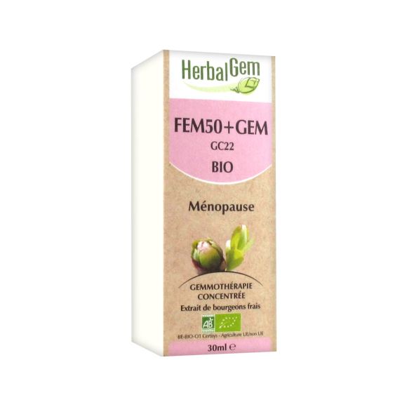 Fem50+gem BIO Herbalgem - flacon de 30 ml