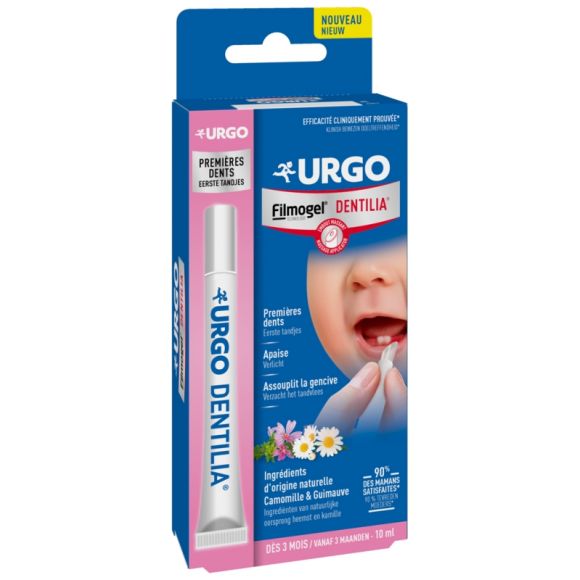 Filmogel dentilia premières dents dès 3 mois Urgo - tube de 10 ml