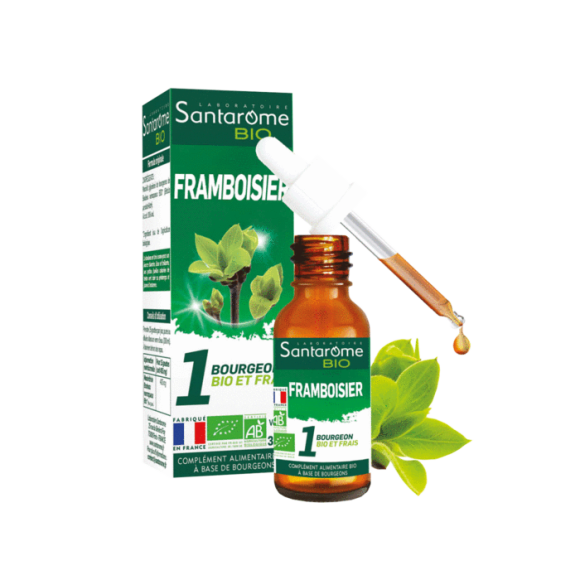 Framboisier Bourgeon bio Santarome - flacon-pipette de 30ml