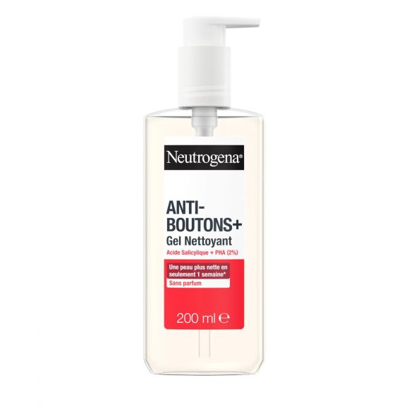 Anti-boutons+ gel nettoyant Neutrogena - flacon-pompe de 200ml