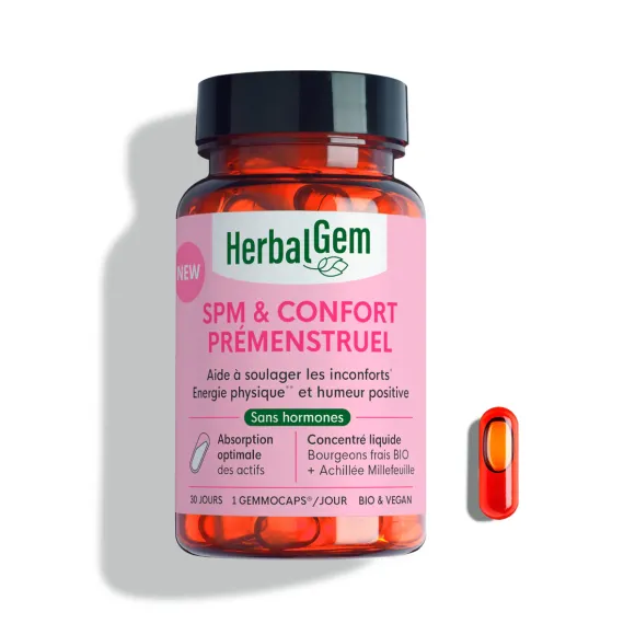 SPM & confort prémenstruel Herbalgem - boîte de 30 gélules