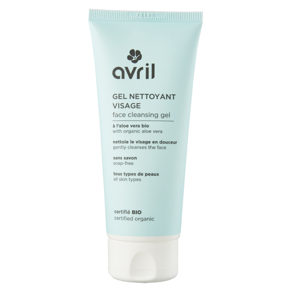 Gel nettoyant visage bio Avril - tube de 100 ml